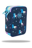 Penalas CoolPack Blue Unicorn, 20 cm x 13 cm, mėlyna sp./juoda sp.