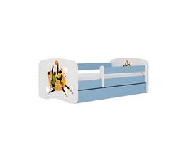 Vaikiška lova su stalčiumi be čiužinio Kocot Kids BabyDreams Blue basketball, mėlyna