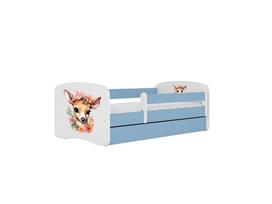 Vaikiška lova su stalčiumi be čiužinio Kocot Kids BabyDreams Blue bambi, mėlyna
