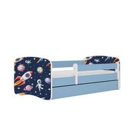 Vaikiška lova su čiužiniu be stalčiaus Kocot Kids BabyDreams Blue cosmos 160x80 cm, mėlyna