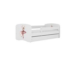 Vaikiška lova su stalčiumi be čiužinio Kocot Kids BabyDreams White dancer, balta