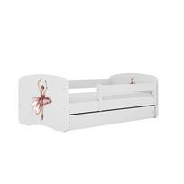 Vaikiška lova su stalčiumi be čiužinio Kocot Kids BabyDreams White dancer, balta