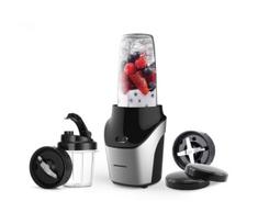 Heinner HSB-T1000SS - Smoothie Nutri trintuvas 1000W/230V matinis chromas/juoda
