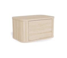 Naktinis staliukas MADERA 46x30 cm, baltas ąžuolas