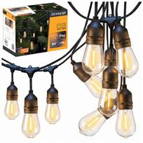 Sodo LED girlianda 10 m, 20 x E27 lemputės, pritemdoma, 230 V