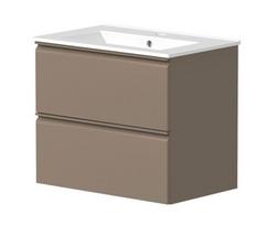 Vonios spintelė Raguvos Baldai Cosmos 61cm, su kriaukle, Cocoa Brown