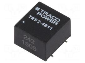 Converter: DC/DC | 2W | Uin: 36÷75V | 5VDC | Iout: 400mA | SMD | 2.1g | OUT: 1