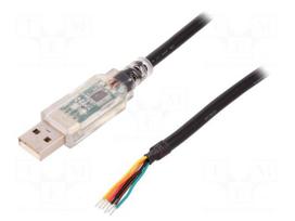 Module: cable integrated | RS232,USB | USB A | V: lead | 1.8m | 5VDC