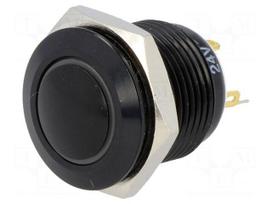 Switch: vandal resistant | Pos: 2 | SPST-NO | 2A/36VDC | IP65 | OFF-(ON)