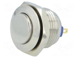 Switch: vandal resistant | Pos: 2 | SPST-NO | 2A/36VDC | IP65 | OFF-(ON)