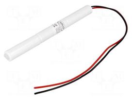 Re-battery: Ni-MH | AA | 3.6V | 1600mAh | 250mm leads | Ø16.5x154mm