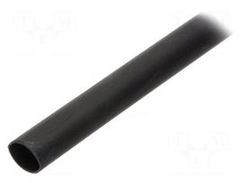 Heat shrink sleeve | glued | 2.5: 1 | 90mm | L: 1m | black | -55÷110°C