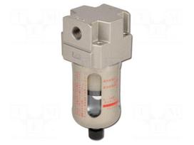 Compressed air filter | G 1/4" | inside | 160l/min | 0.3um | 8ml | 90g
