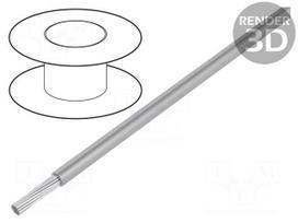 Wire | HookUp Wire Teflon | stranded | Cu | 22AWG | dark grey | PTFE