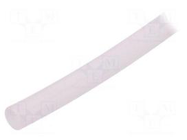 Insulating tube | Mat: silicone | transparent | -50÷200°C | Øint: 4mm