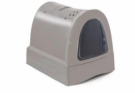 Uždaro tipo kačių tualetas IMAC Zuma, smėlio sp., uždaras, 56 cm x 40 cm x 42.5 cm