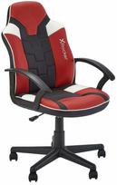 Žaidimų kėdė X Rocker 5120101, 63 x 57 x 95.2 - 105.5 cm, juoda sp./raudona sp.