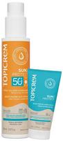 Purškiklis įdegio priežiūrai kūnui/veidui Topicrem Sun Protect 2-Piece Set SPF50+, 200 ml