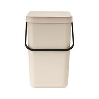 Šiukšliadėžė Brabantia Sort & Go, smėlio sp., 25 l, 40.1 cm x 26.8 cm