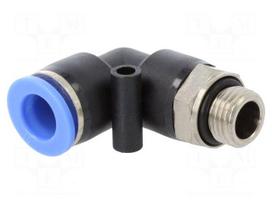 Push-in fitting | angled | G 1/4" | -0.95÷15bar | Mat: PBT | 10mm