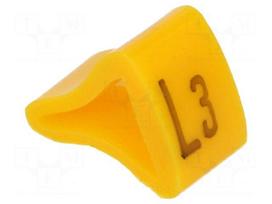 Markers for cables and wires | Label symbol: L3 | 3÷6.5mm | H: 9mm