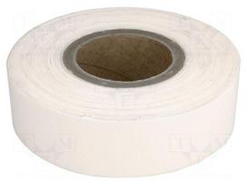 Tape: heat transfer | W: 50mm | L: 30m | D: 0.5mm | 3W/mK | white | acrylic
