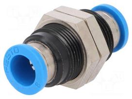Push-in fitting | bulkhead | -0.95÷14bar | -10÷80°C