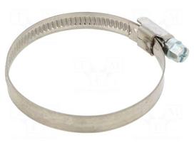 Cable tie | Ø: 40÷60mm | W: 9mm | Material: chrome steel AISI 430