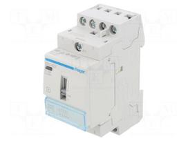 Contactor: 4-pole installation | 25A | 230VAC | NO x4 | ERC | -10÷50°C