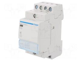 Contactor: 4-pole installation | 25A | 24VAC | NO x4 | ESD | -10÷50°C