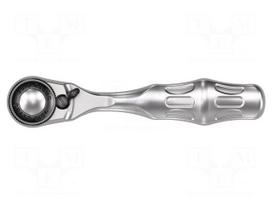 Wrench: rattle | 1/4" | Zyklop Mini3 | with switch | 87mm | Teeth: 60