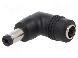 Adapter | Out: 5,5/2,1 | Plug: right angle | Input: 5,5/2,5