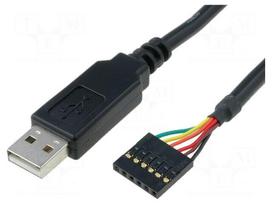 Module: cable integrated | UART,USB | lead | 5V | pin strips,USB A