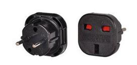 Adapteriai iLike  UK/EU CHARGER ADAPTER Black