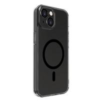Nugarėlės dėklai Evelatus Apple iPhone 15 Plus Clear Case With MagSafe and Camera Protection Transparent Black