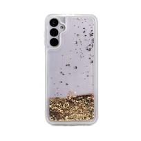 Nugarėlės dėklai iLike Samsung Galaxy A54 5G Silicone Case Water Glitter Gold