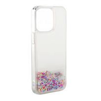 Nugarėlės dėklai iLike Apple iPhone 11 Silicone Case Water Glitter Rainbow