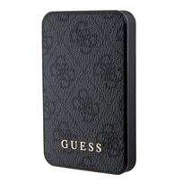 Išorinė baterija Guess  Power Bank MagSafe 5000mAh 4G PU Black