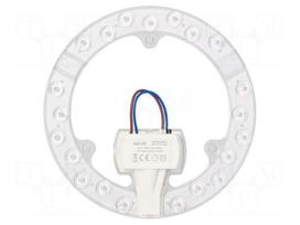 Lamp: LED light panel | 18W | 230VAC | Ø176mm | 4000K | CRImin: 80