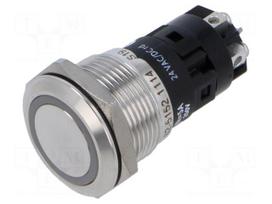 Switch: vandal resistant | Pos: 2 | SPDT | 3A/240VAC | 3A/240VDC | red