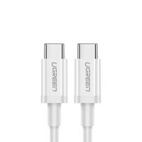 Kabelis Ugreen  Ugreen US264 60518 USB-C / USB-C PD QC AFC Cable 1m White