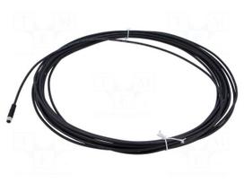 Cable: for sensors/automation | PIN: 3 | M5 female | straight | 10m