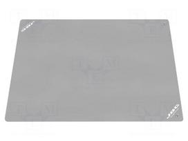 Mat: bench | ESD | grey | L: 900mm | Width: 600mm | Thick: 2.1mm
