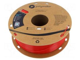 Filament: PET-G | 1.75mm | red | 230÷240°C | 1kg | Table temp: 70÷80°C
