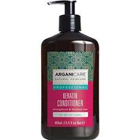 Arganicare Keratin conditioner - Profesionalios priežiūros kondicionierius su keratinu 400ml