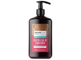 Arganicare Keratin oil leave – in conditioner - Nenuplaunamas plaukų kondicionierius su keratinu garbanotiems plaukams