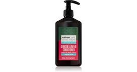 Arganicare Keratin oil leave –in conditioner- Nenuplaunamas plaukų kondicionierius su keratinu sausiems ir pažeistiems plaukams 400 ml