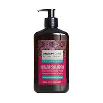 Arganicare Keratin shampoo - Profesionalios priežiūros šampūnas su keratinu 400ml