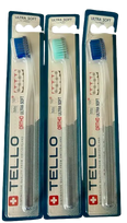 Tello – Ultra soft ORTHO – minkštas, ortodontinis dantų šepetėlis
