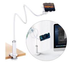 Dokavimo stotelės Ugreen  Universal holder stand phone holder tablet (up to 12cm wide) tripod lazy holder with flexible arm white White